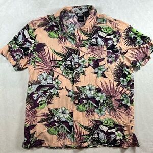 Official Star Wars Grogu XL Baby Yoda All Over Print Hawaii Tiki Shirt Soft C21